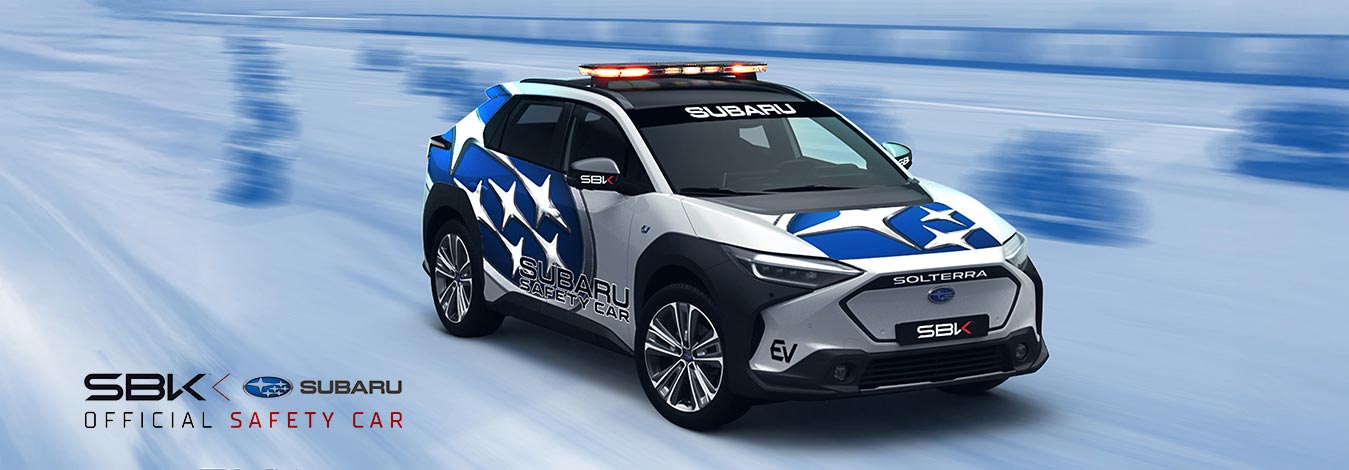 Subaru Solterra - offizielles Safety Car bei der Superbike-Weltmeisterschaft